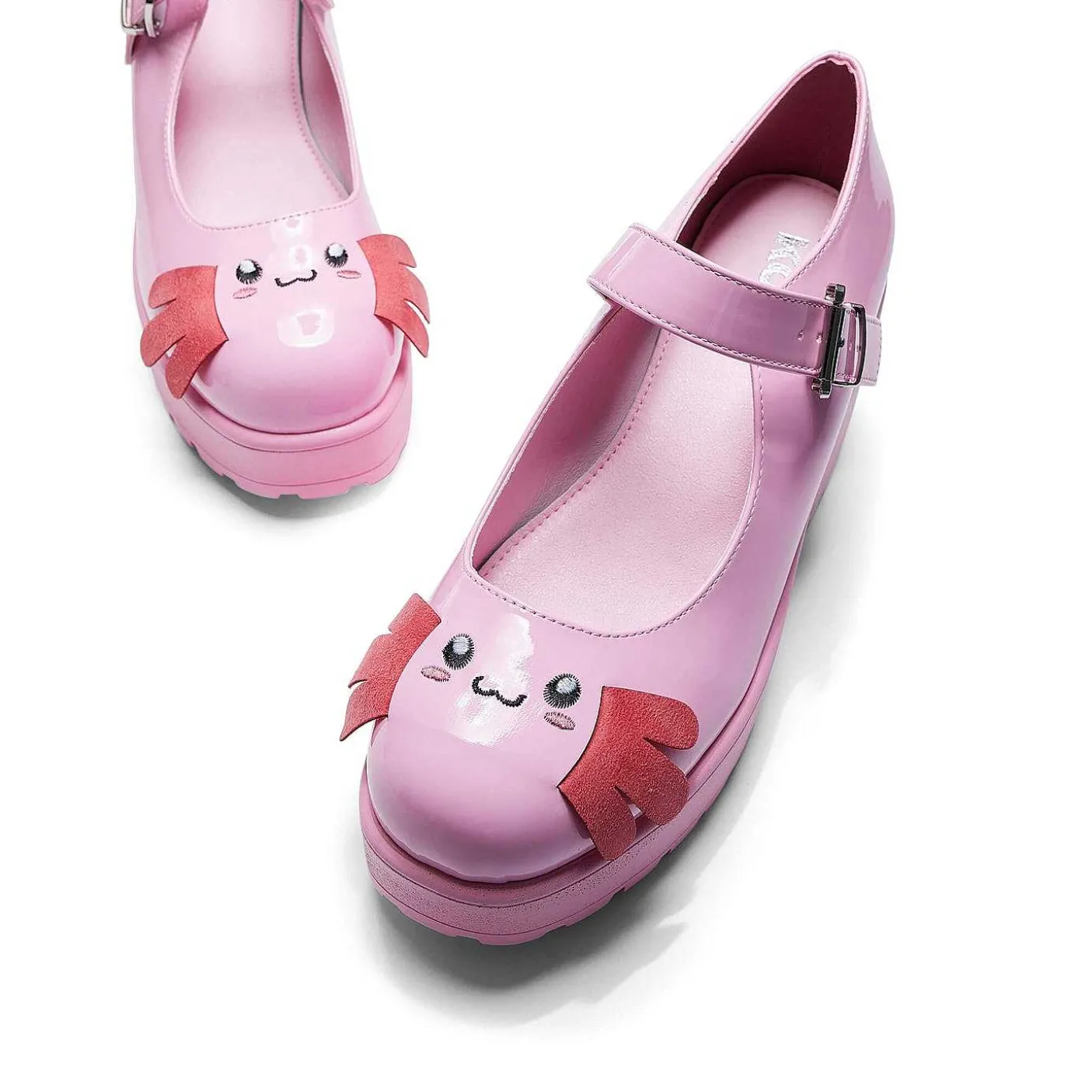 buty_tira_mary_jane_aztec_axolotl_edition__obuwie_koi_2-1.webp Damskie KOI footwear Zwierzę Mary Janes^Buty Tira Mary Jane „Aztec Axolotl Edition" | Obuwie Koi