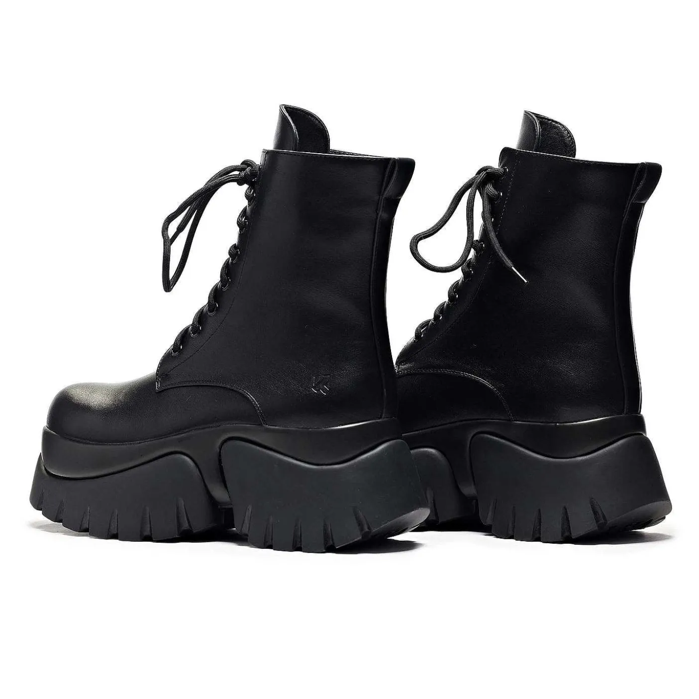 czarne_sznurowane_buty_rancor_vilun_5.webp Damskie KOI footwear Buty Do Kostki^Czarne Sznurowane Buty Rancor Vilun