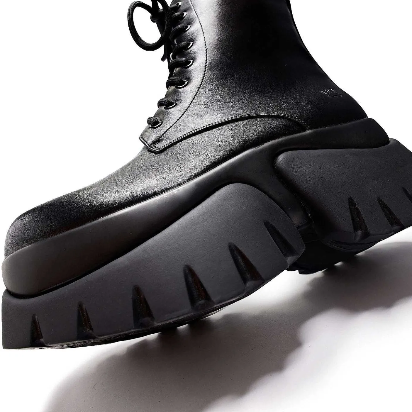 czarne_sznurowane_buty_rancor_vilun_9.webp Damskie KOI footwear Buty Do Kostki^Czarne Sznurowane Buty Rancor Vilun