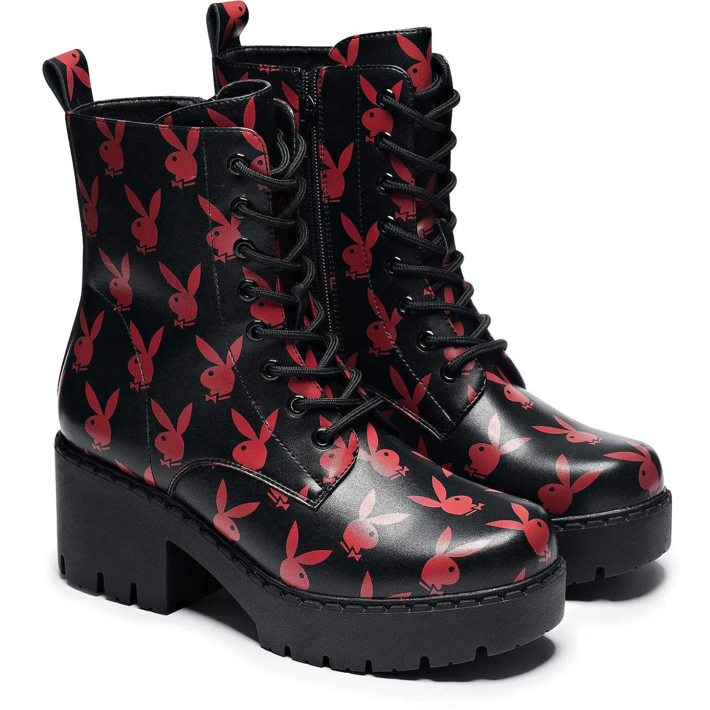 czerwone_buty_switch_playboy_reprise__kolekcja_playboya_x_koi_5.webp Damskie KOI footwear Buty Platformowe^Czerwone Buty Switch Playboy Reprise | Kolekcja Playboya X Koi