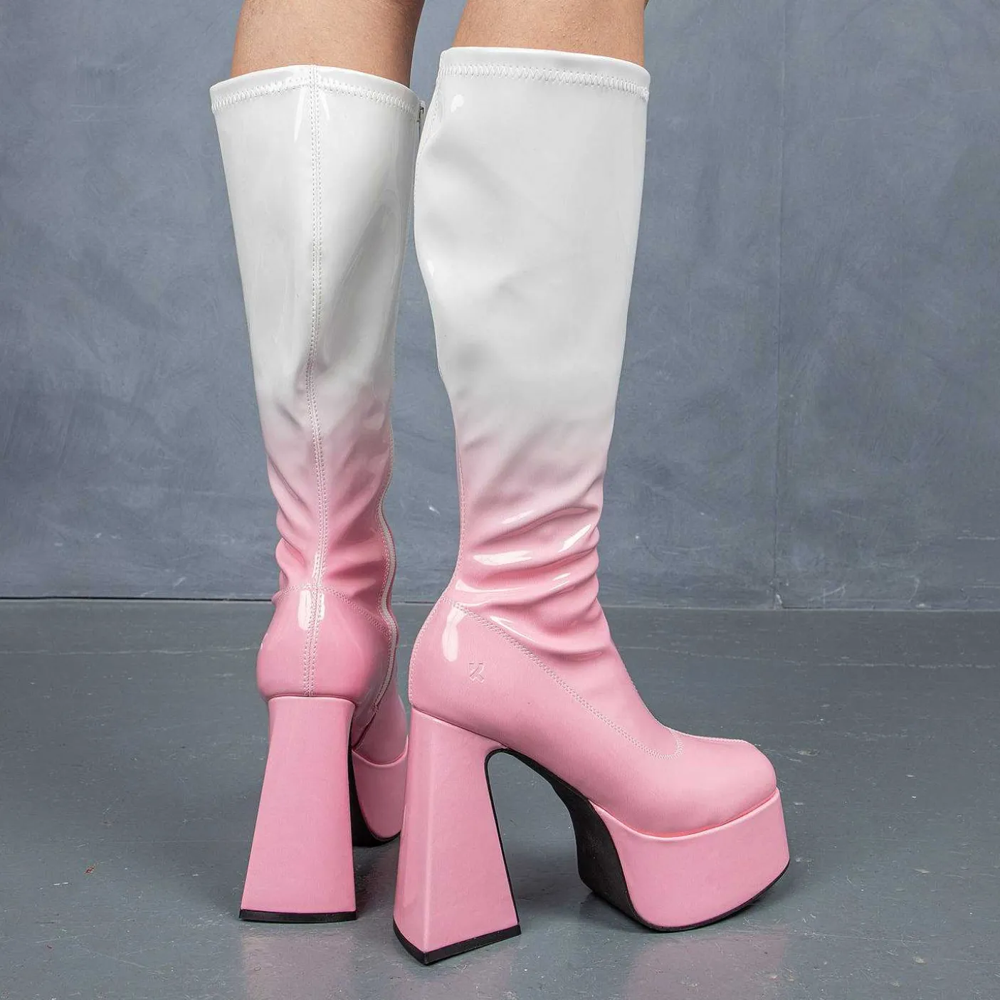 Damskie KOI footwear Buty Na Obcasie^Dlugie Buty Na Obcasie W Kolorze Malinowym