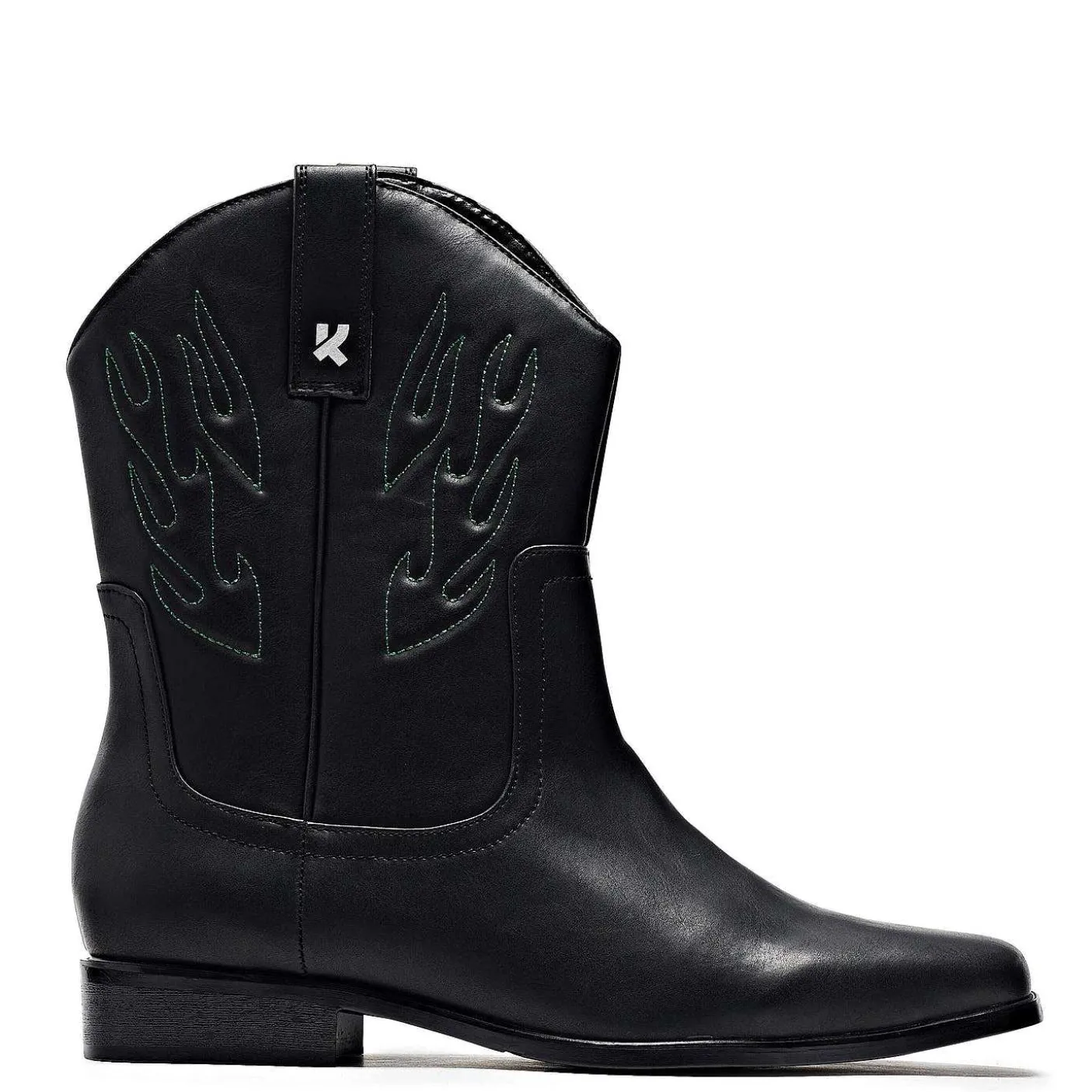 Męskie KOI footwear Czarne Buty^Męskie Kowbojskie Buty Broken Bronco W Kolorze Zielonym