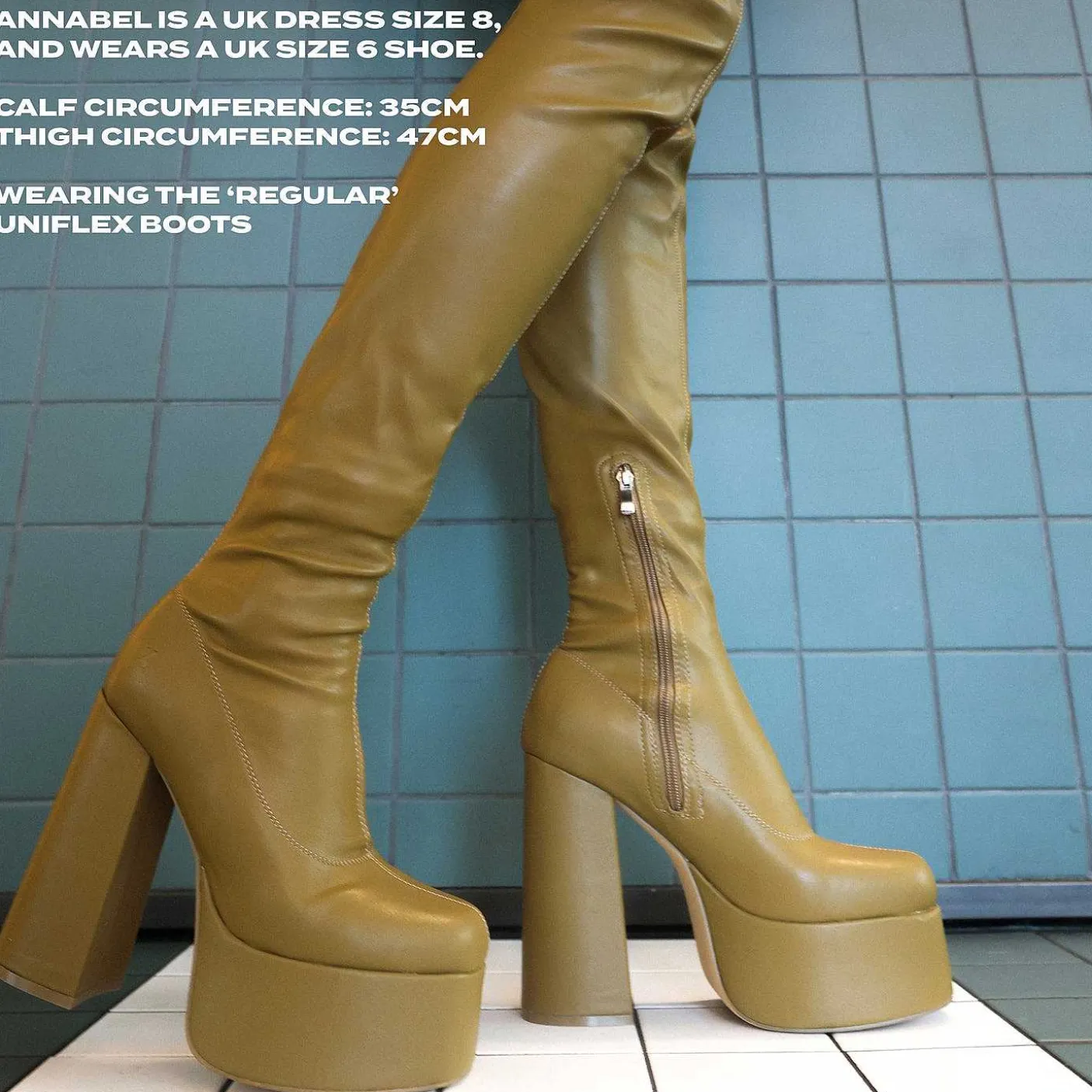 wysokie_buty_za_kolano_the_redemption_khaki_9.webp Damskie KOI footwear Buty Na Obcasie^Wysokie Buty Za Kolano The Redemption Khaki